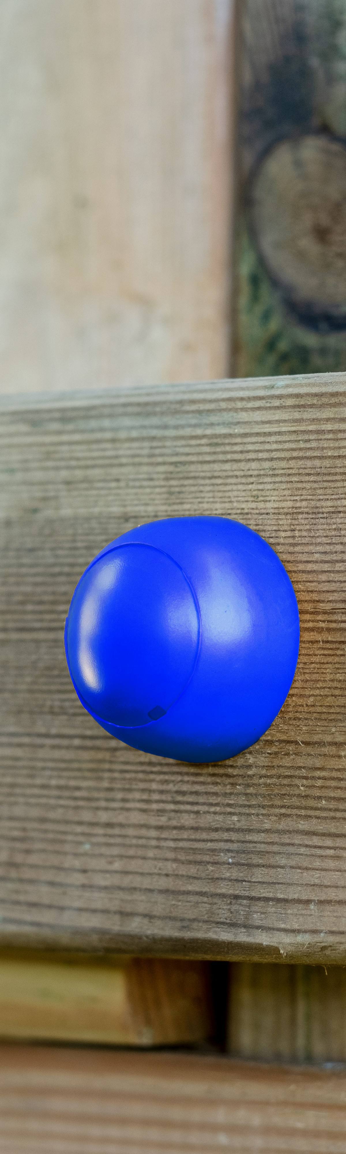Afdekdop, blauw