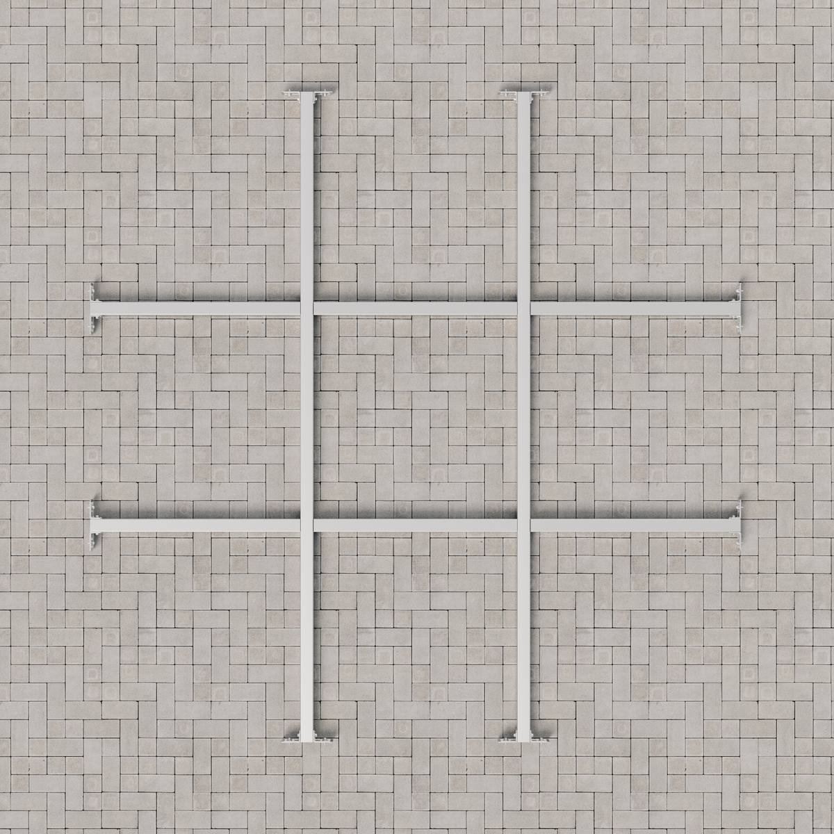 Aluminium onderconstructie SD4/FD4/PD4