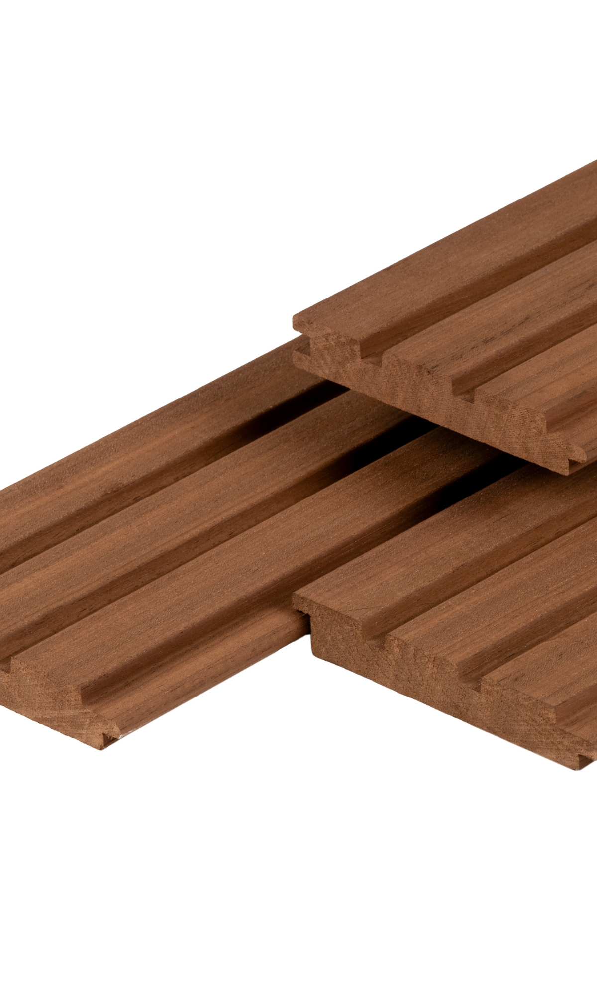 Ayous hardhout triple profiel 2,1 x 14,5 x 215 cm, thermisch gemodificeerd, geschaafd