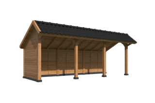 Bergen L Type 6 Douglas Gedroogd Potdekselplank blank — 4
