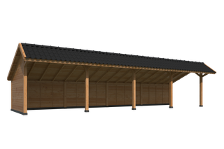 Bergen XL, Type 10 Douglas Gedroogd Potdekselplank blank — 3