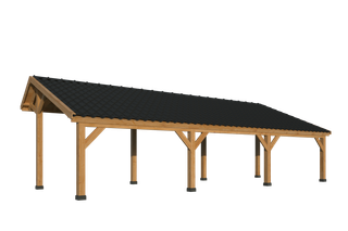 Bergen XL, Type 5 Douglas Gedroogd Potdekselplank blank — 4