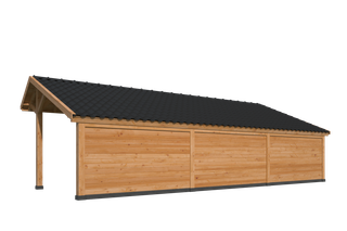 Bergen XL, Type 6 Douglas Gedroogd Potdekselplank blank — 3