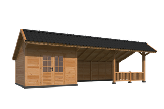 Bergen XL, Type 8 Douglas Gedroogd Potdekselplank blank — 3