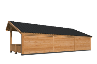 Bergen XL, Type 8 Douglas Gedroogd Potdekselplank blank — 4