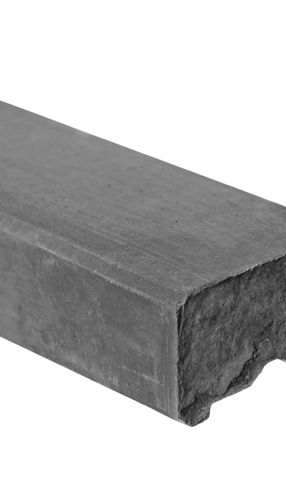 Berton©-afdekkap antraciet vlakke kop 180 cm tussenmodel