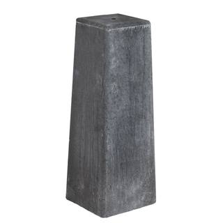 Berton© betonpoer (18,0 x 18,0) > (15,0 x 15,0) x 50,0 cm, antraciet, M16-bus, Eco — 1