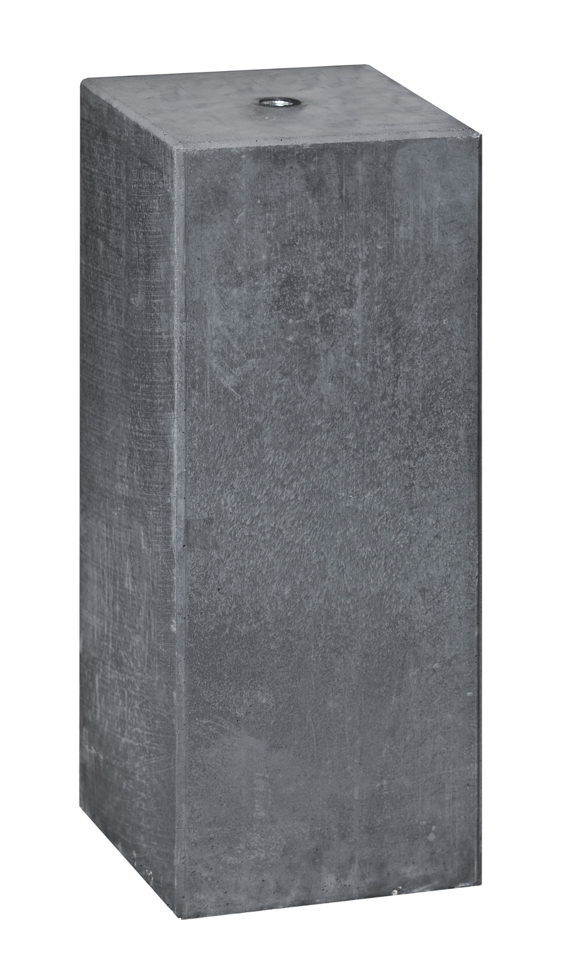 Berton© betonpoer 20,0 x 20,0 x 50,0 cm, antraciet, M16-bus, kleine velling