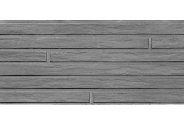 Berton©-motiefplaat smal antraciet H26 x D3,5 x L184 cm Lungo