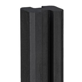 Berton©-sleufpaal Dinkel antraciet gecoat 115 x 115 x 277 cm tussenmodel — 1