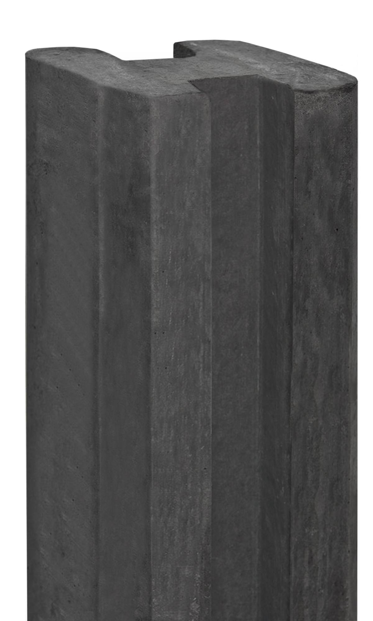 Berton©-sleufpaal Reest antraciet 115 x 115 x 246 cm tussenmodel