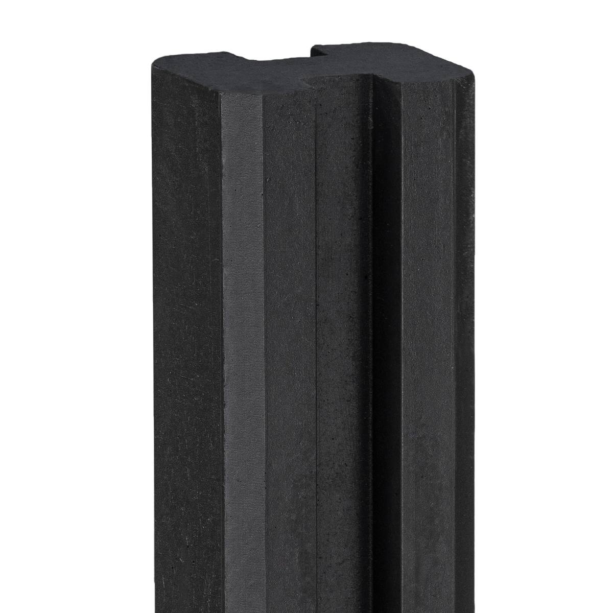Berton©-sleufpaal Reest antraciet gecoat 115 x 115 x 316 cm tussenmodel