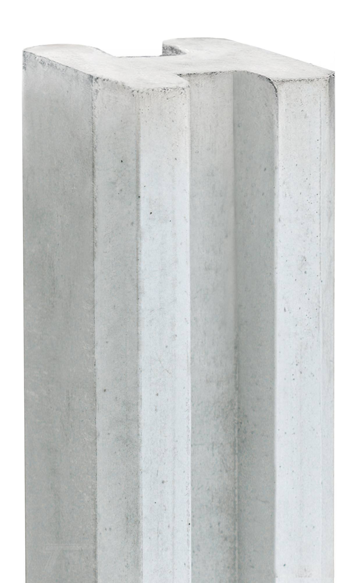 Berton©-sleufpaal Reest wit/grijs 115 x 115 x 280 cm tussenmodel
