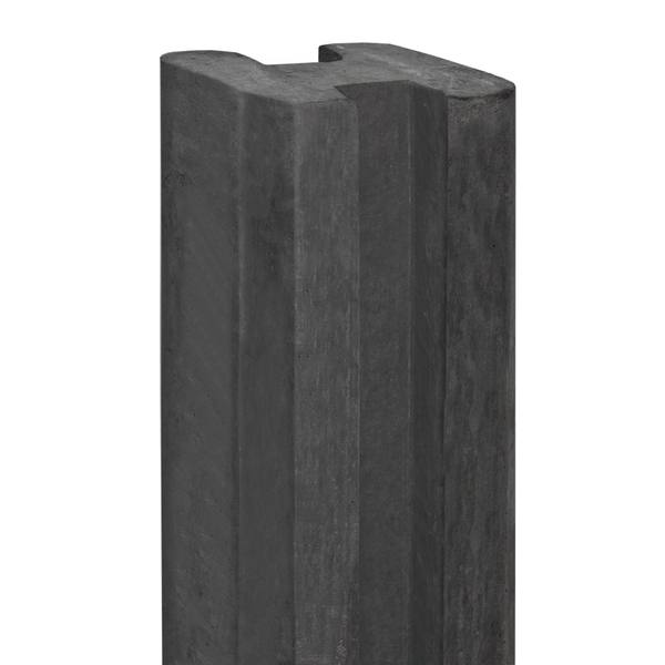 Berton-E-sleufpaal Vecht antraciet 10 x 10 x 190 cm tussenmodel