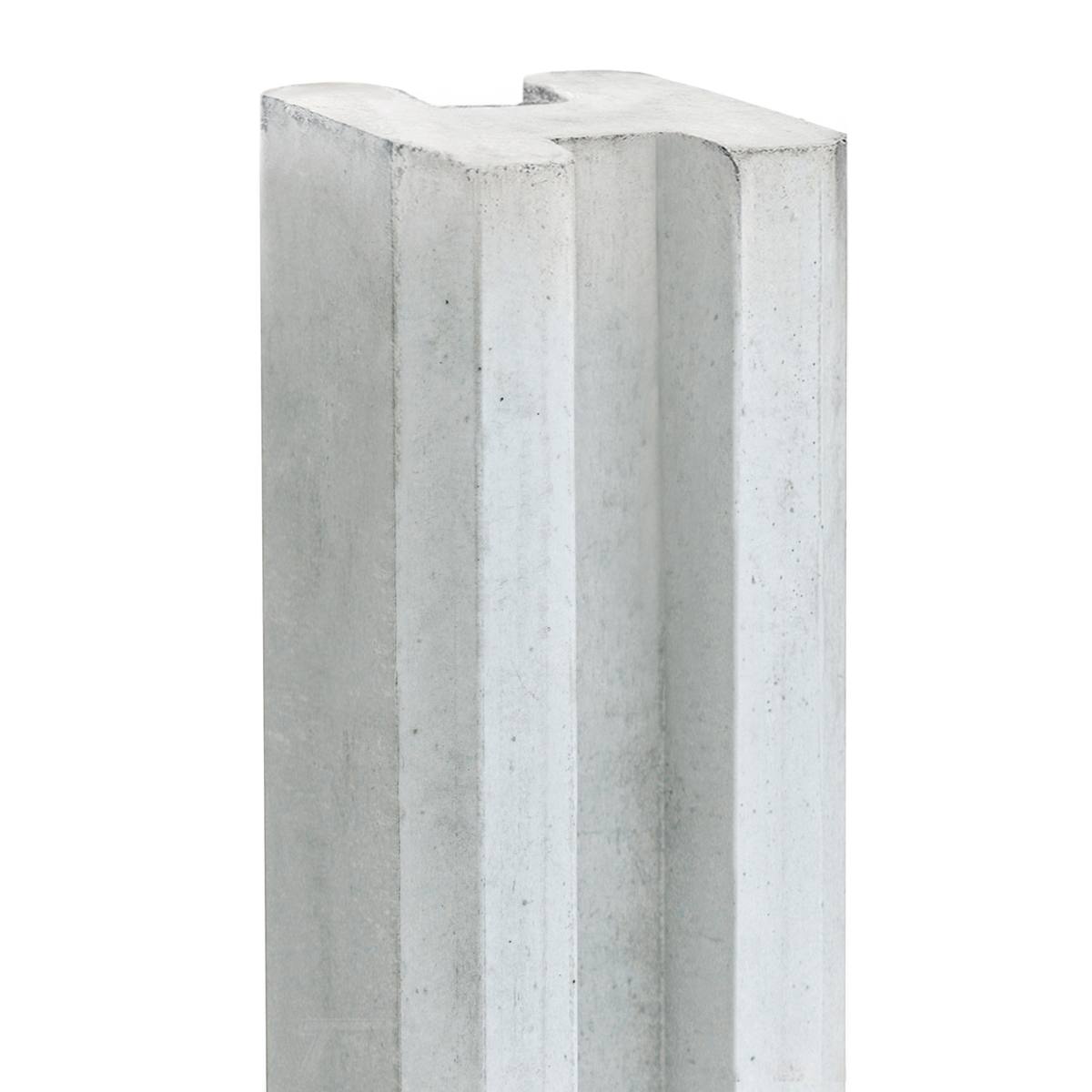 Berton-E-sleufpaal Vecht wit/grijs 10 x 10 x 190 cm tussenmodel