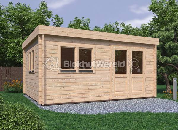 Blokhut Naarden 5x4m 44mm
