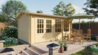 Blokhut - Tuinhuis Aiste | 40 mm | vuren Red Class Wood geïmpregneerd — 1