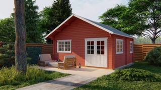 Blokhut - Tuinhuis Big Llanes | 44 mm | onbehandeld — 2