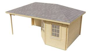 Blokhut - Tuinhuis Christoffer | 28 mm | vuren onbehandeld — 4