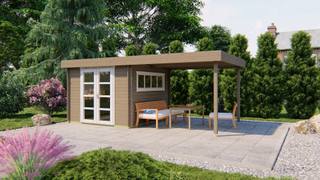 Blokhut - Tuinhuis Dellinger | 28 mm | vuren Red Class Wood geïmpregneerd — 2
