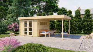 Blokhut - Tuinhuis Dellinger | 28 mm | vuren Red Class Wood geïmpregneerd — 1