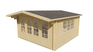 Blokhut - Tuinhuis Derby | 58 mm | vuren onbehandeld — 4