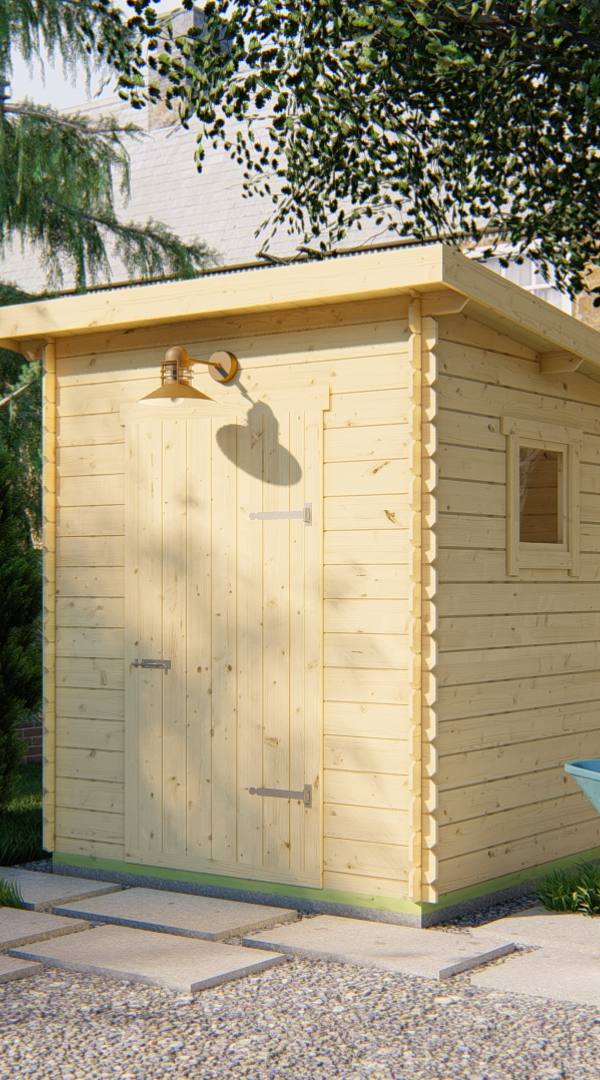 Blokhut - Tuinhuis Eigo | 19 mm | vuren Red Class Wood geïmpregneerd
