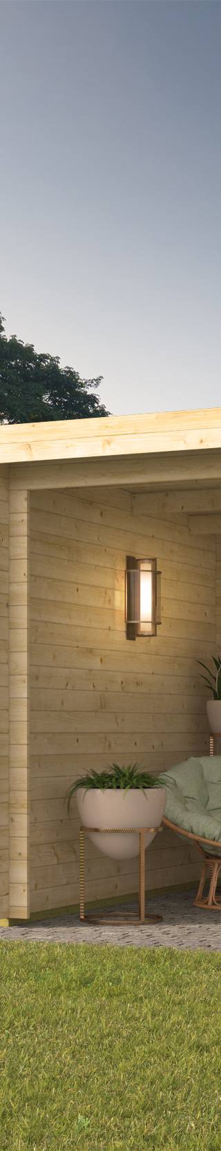 Blokhut - Tuinhuis Hasse | 28 mm | vuren Red Class Wood geïmpregneerd — 1