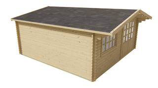Blokhut - Tuinhuis Hendrick | 44 mm | vuren onbehandeld — 4