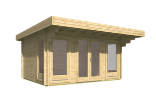 Blokhut - Tuinhuis Lory | 44 mm | vuren onbehandeld — 4