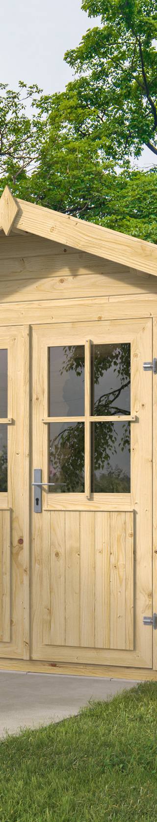 Blokhut - Tuinhuis Noja | 28 mm | Red Class Wood geïmpregneerd — 1