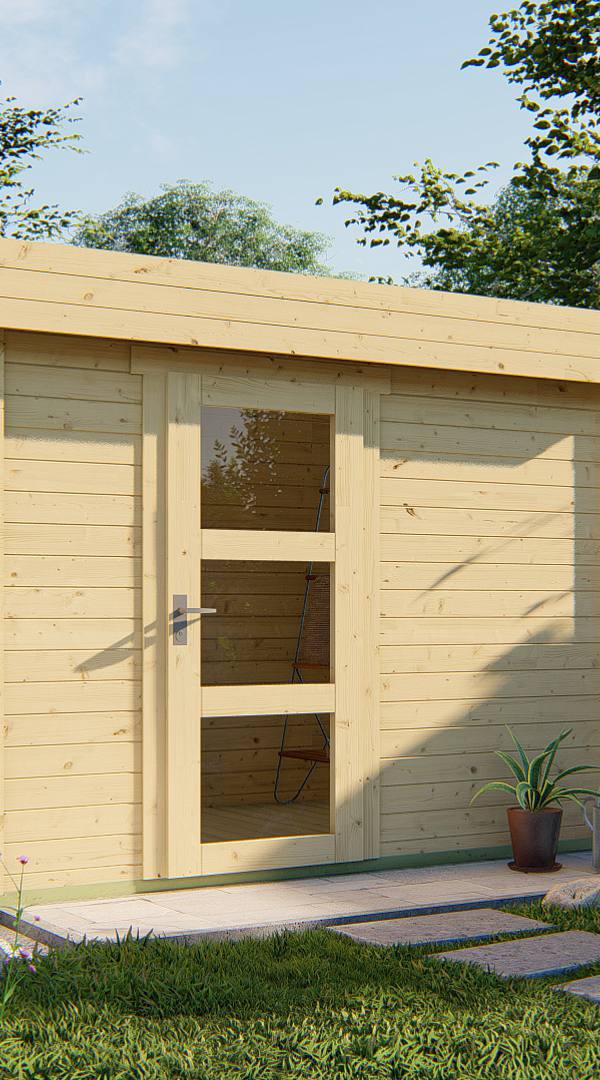 Blokhut - Tuinhuis Novalie 2.0 | 19 mm | onbehandeld