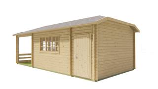 Blokhut - Tuinhuis Sibella | 44 mm | vuren honinggeel geïmpregneerd — 4