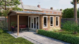 Blokhut - Tuinhuis Skeg | 44 mm | vuren onbehandeld — 2