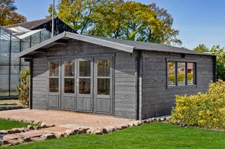 Blokhut - Tuinhuis Southampton | 58 mm | vuren grijs geïmpregneerd — 3