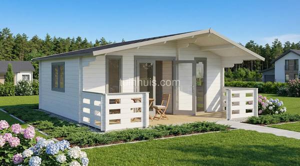 Blokhut Vinkeveen 6x4,5m 44mm
