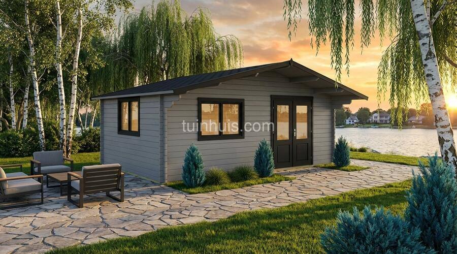 Blokhut Zeeland 5x6m 44mm