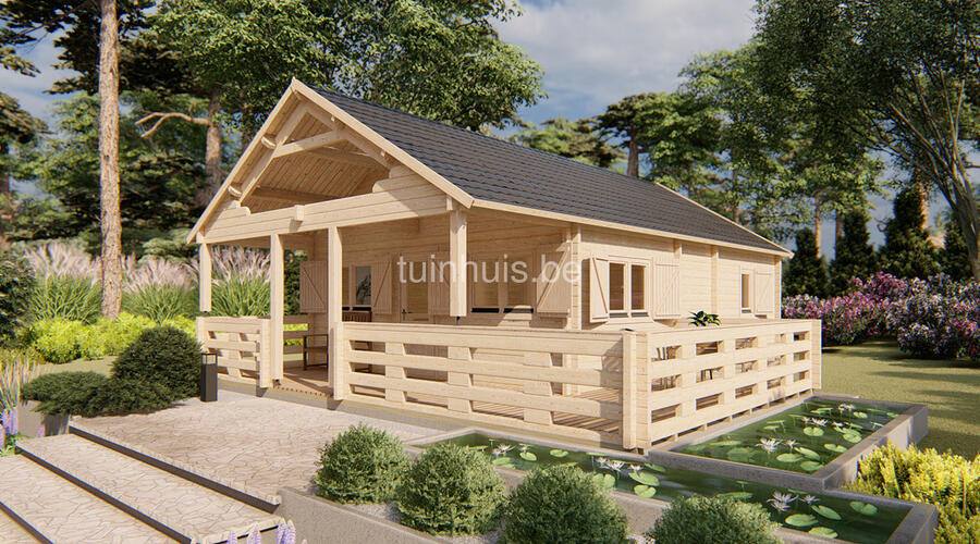Chalet Asva 48m2 6x8m 44mm