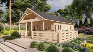 Chalet Asva 48m2 6x8m 44mm — 1