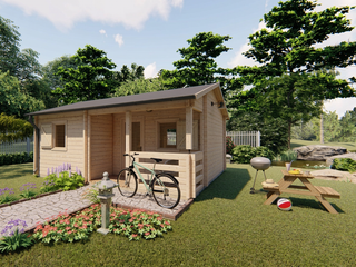 Chalet Den Bosch 26m2 5x6m 68mm — 1