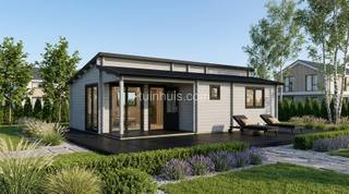 Chalet Den Helder 6,36x8,86m 68mm — 1