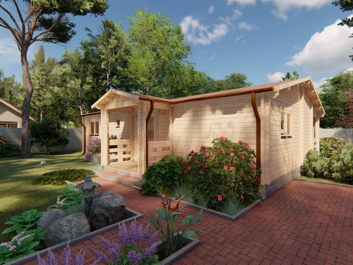 Chalet Evelin 68mm 11,1x8,4m (103m2)