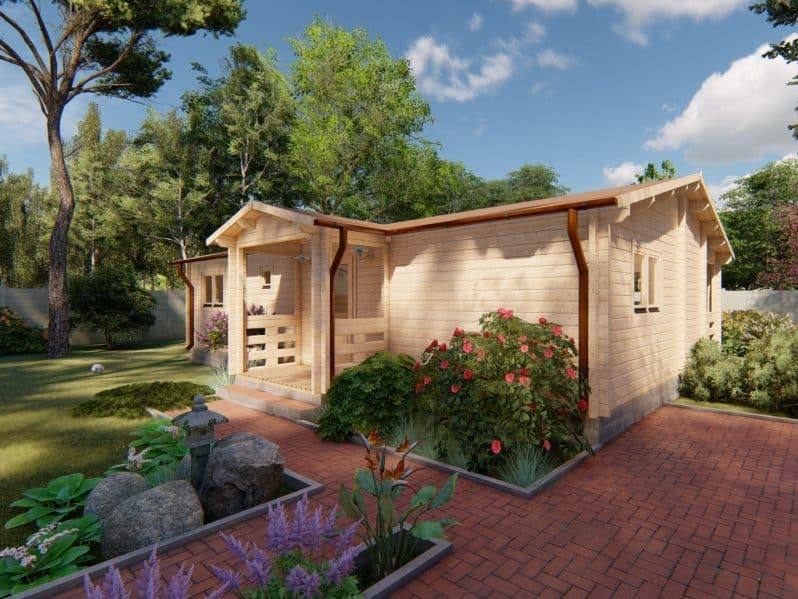 Chalet Evelin 68mm 11,1x8,4m (103m2)