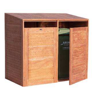 Containerberging hardhout Dubbel — 1
