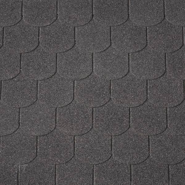 Dakshingles beverstaart zwart - pak 3 m²