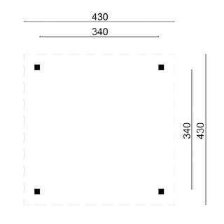 DHZ Prieel Obdam douglas 430 x 430 cm — 3