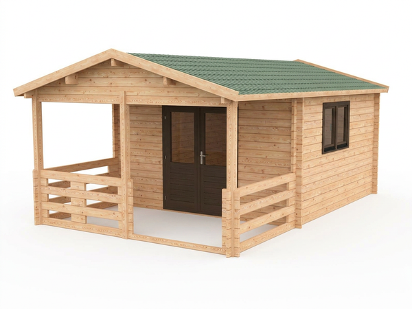 Eigen ontwerp De Kwakel 4x6m incl. luifel 44mm