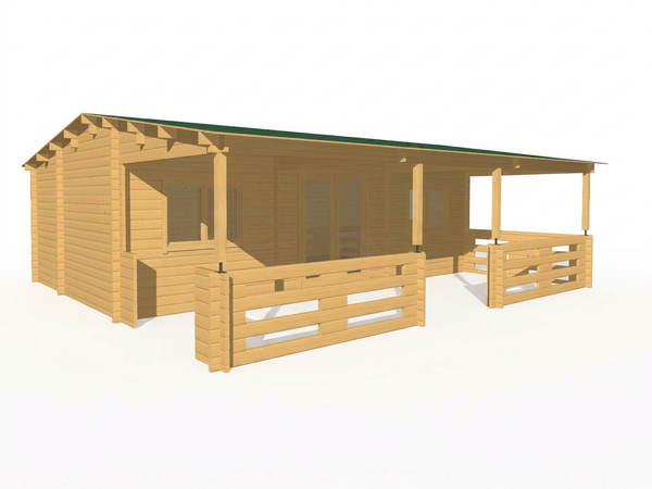 Eigen ontwerp recreatiewoning 44mm Algimantas
