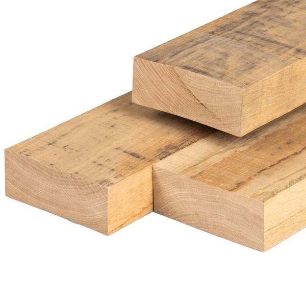 Eiken ligger 7,0 x 15,0 x 300 cm, vers, fijnbezaagd, scherpkantig
