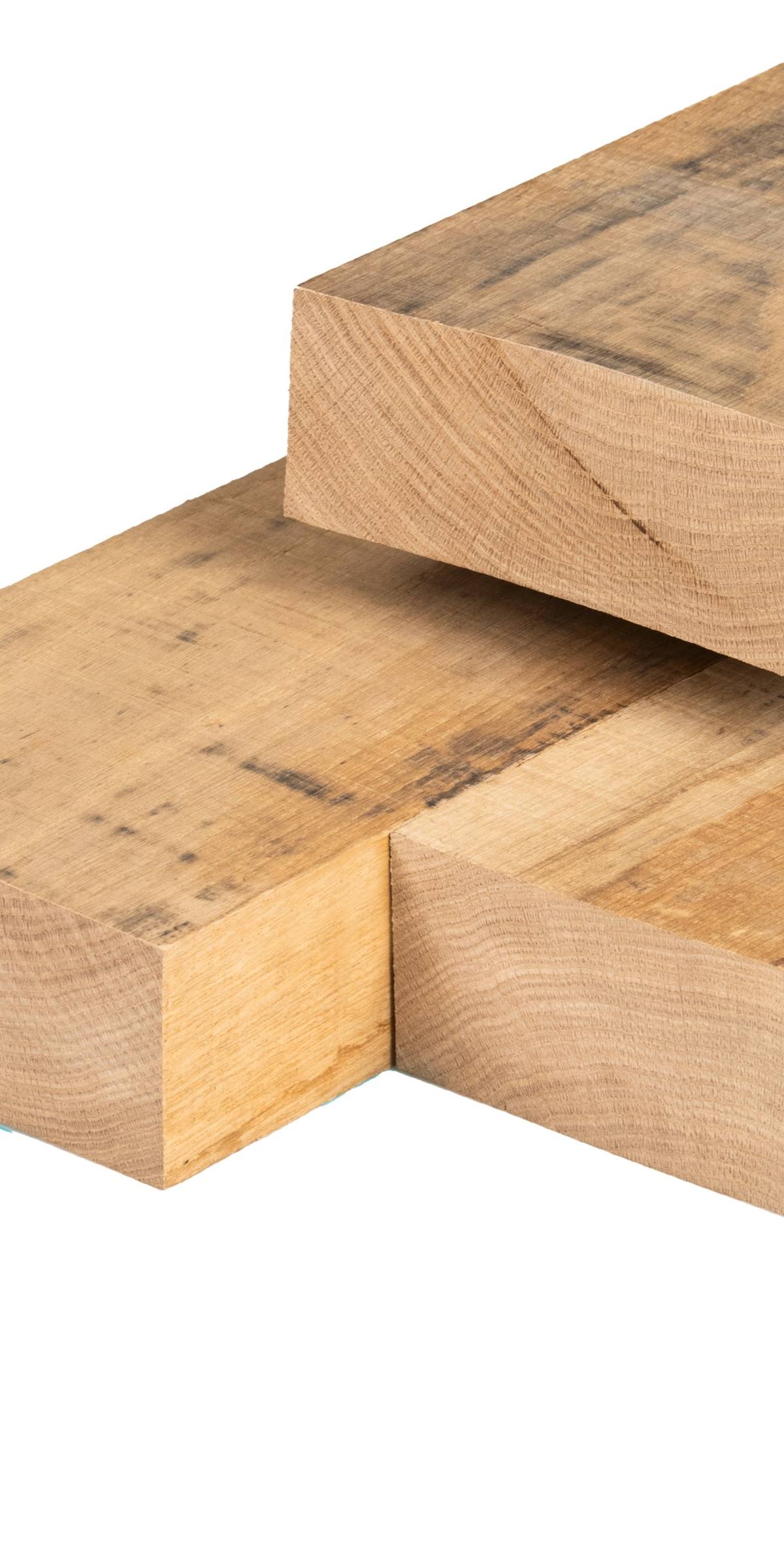 Eiken ligger 7,0 x 20,0 x 300 cm, vers, fijnbezaagd, scherpkantig